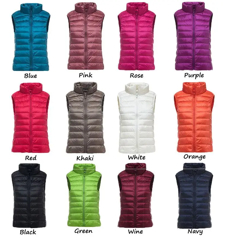 NewBang Brand Women Sleeveless Womens Ultra Light Down Vests Slim Jacket Girl Gilet Plus Lightweight Windproof Warm Waistcoat