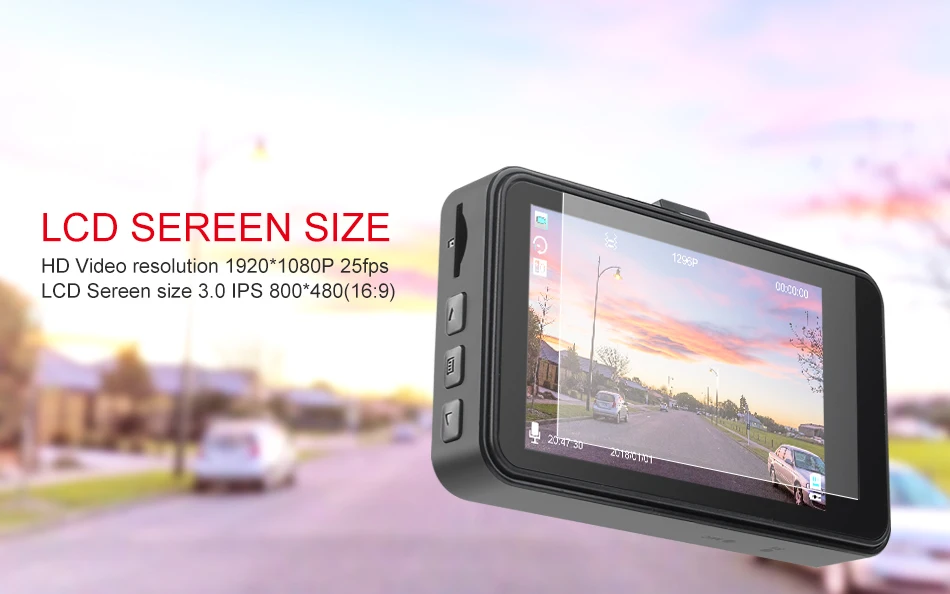 6 Ruccess H500 Car DVR Dash Cam Camera IPS 3 inch Full HD 1080P Dual Lens Parking Monitor Video Recorder Registrator DVRs