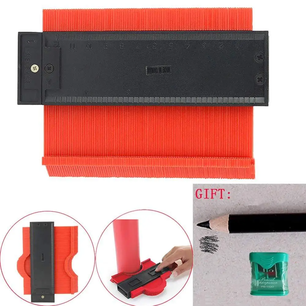 

Plastic Profile Copy Gauge Contour Gauge Tool Duplicator Width Wood Gauge Marking Tool Laminate Tiles General Tools