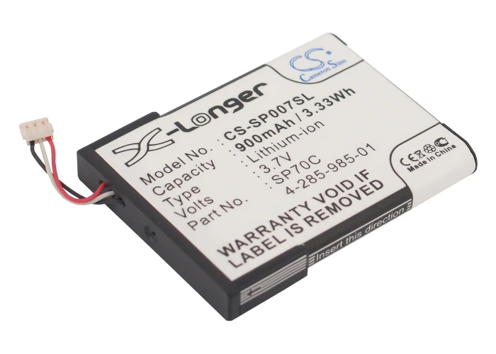 Аккумулятор Cameron Sino 900 мАч 4 285 985 01 SP70C для Sony PSP E1000 E1002 E1004 E1008 Pulse беспроводная