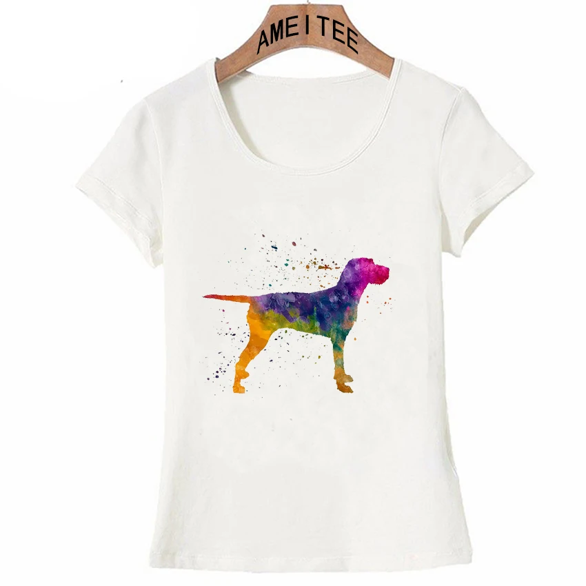 Golden Retriever Tee Shirt Neon Cute Puppy Dog Women/'s Ladies Girls Tops