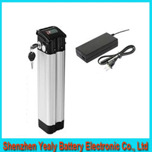 1000 times cycle Lifepo4 battery 36V 500w Electric Bicycle Battery 12AH LiFePO4 with Silver Slim Aluminium Case | Спорт и