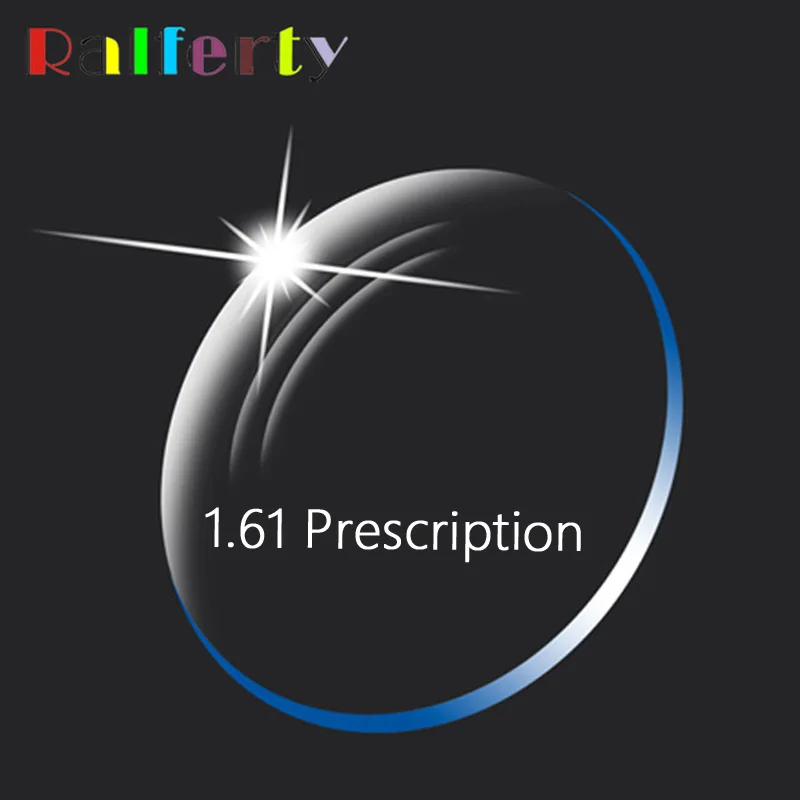

Ralferty 1.61 Index Prescription Lenses Thin Anti-Scratch Aspheric Spectacle Lenses Myopia Hyperopia Optical Glasses 2.0D-6.0D