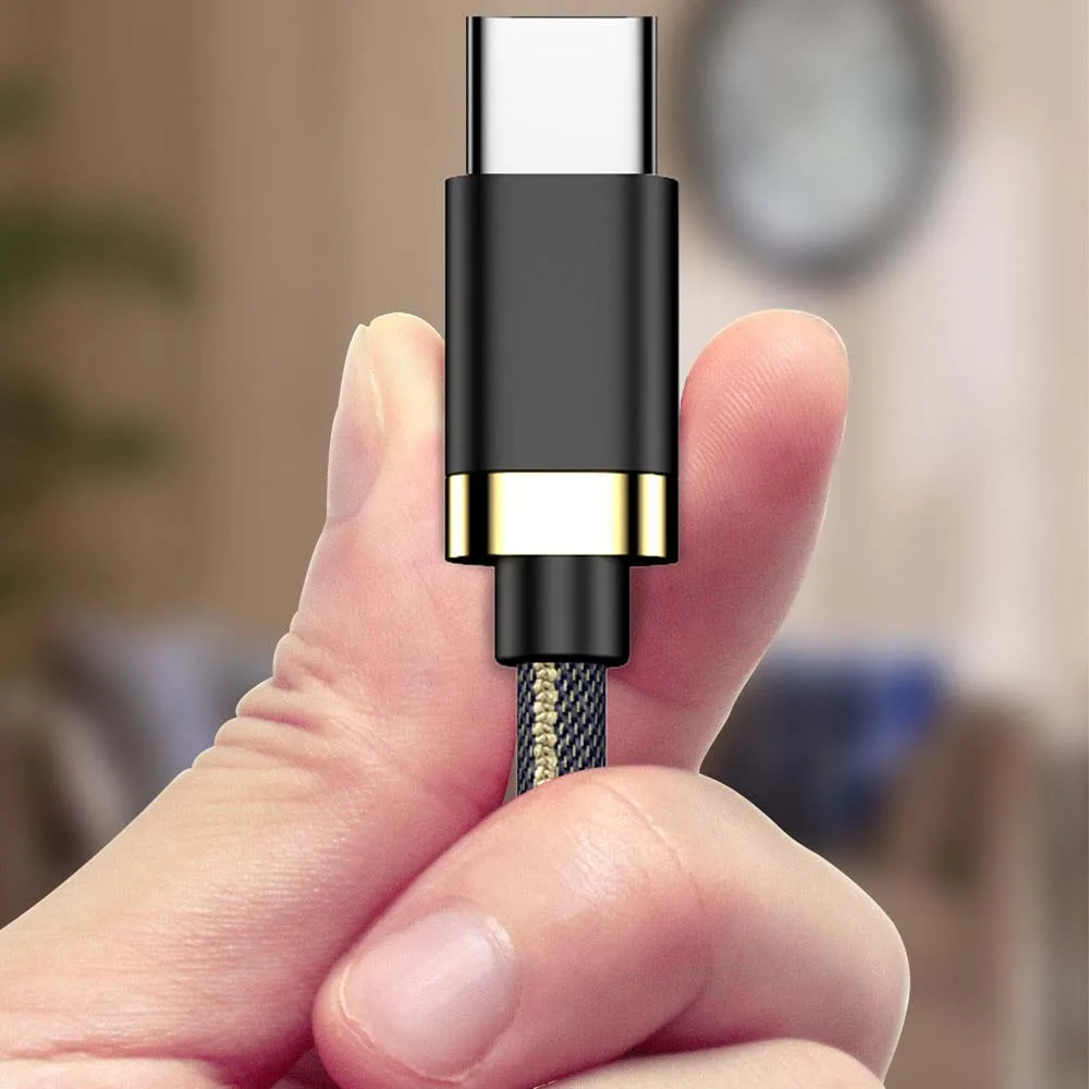 Кабель USB type C для samsung Xiaomi Redmi huawei, быстрая зарядка, USB-C зарядное устройство REZ Z2, кабель для мобильного телефона USBC type C 1 м