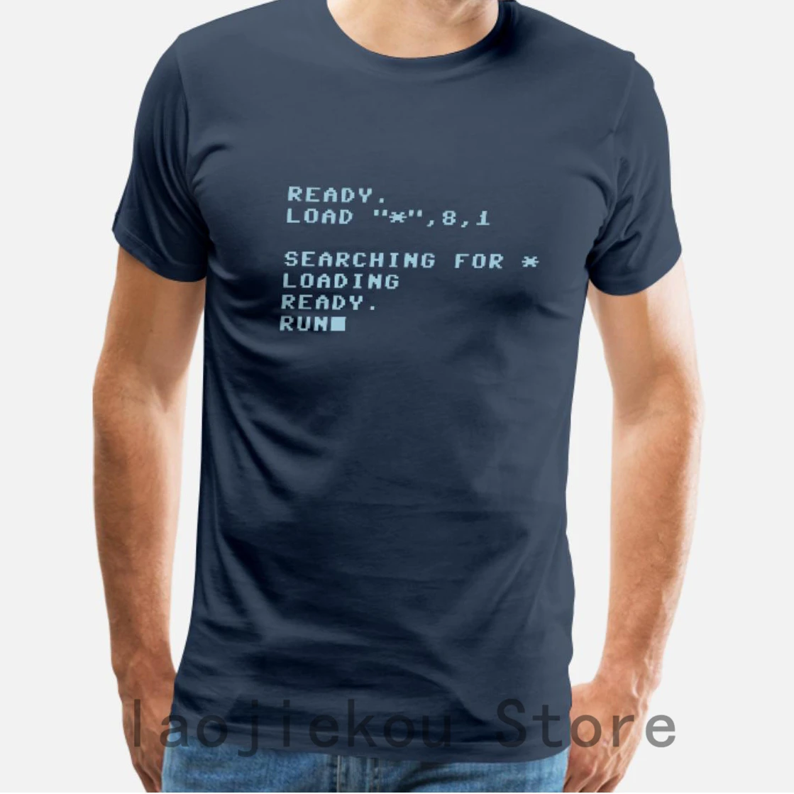 

2019 Summer Funny Print Men T shirt Women Cool T-Shirts c64 loading screen retro computer shirts Unisex New Fashion tshirt