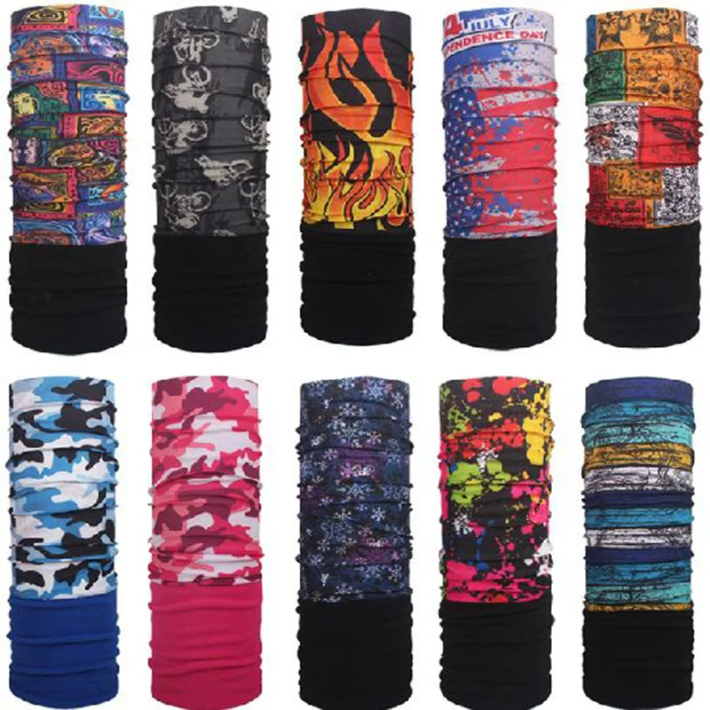 

Skull Flame Winter Fleece Tube Balaclava Windproofs Snowboard Face Mask Cycling Neck Gaiter Outdoors Face Mask Seamless Bandana