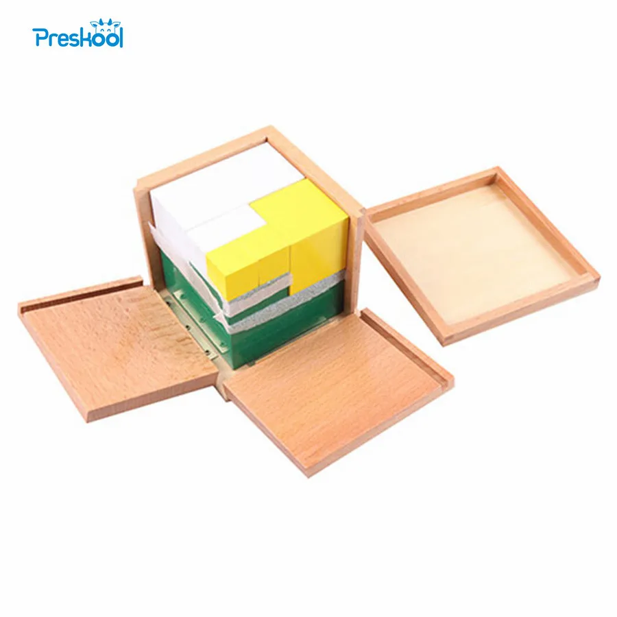 

Baby Toy Montessori Power of 2 Cube Math Training Early Childhood Education Preschool Training Kids Toys Brinquedos Juguetes