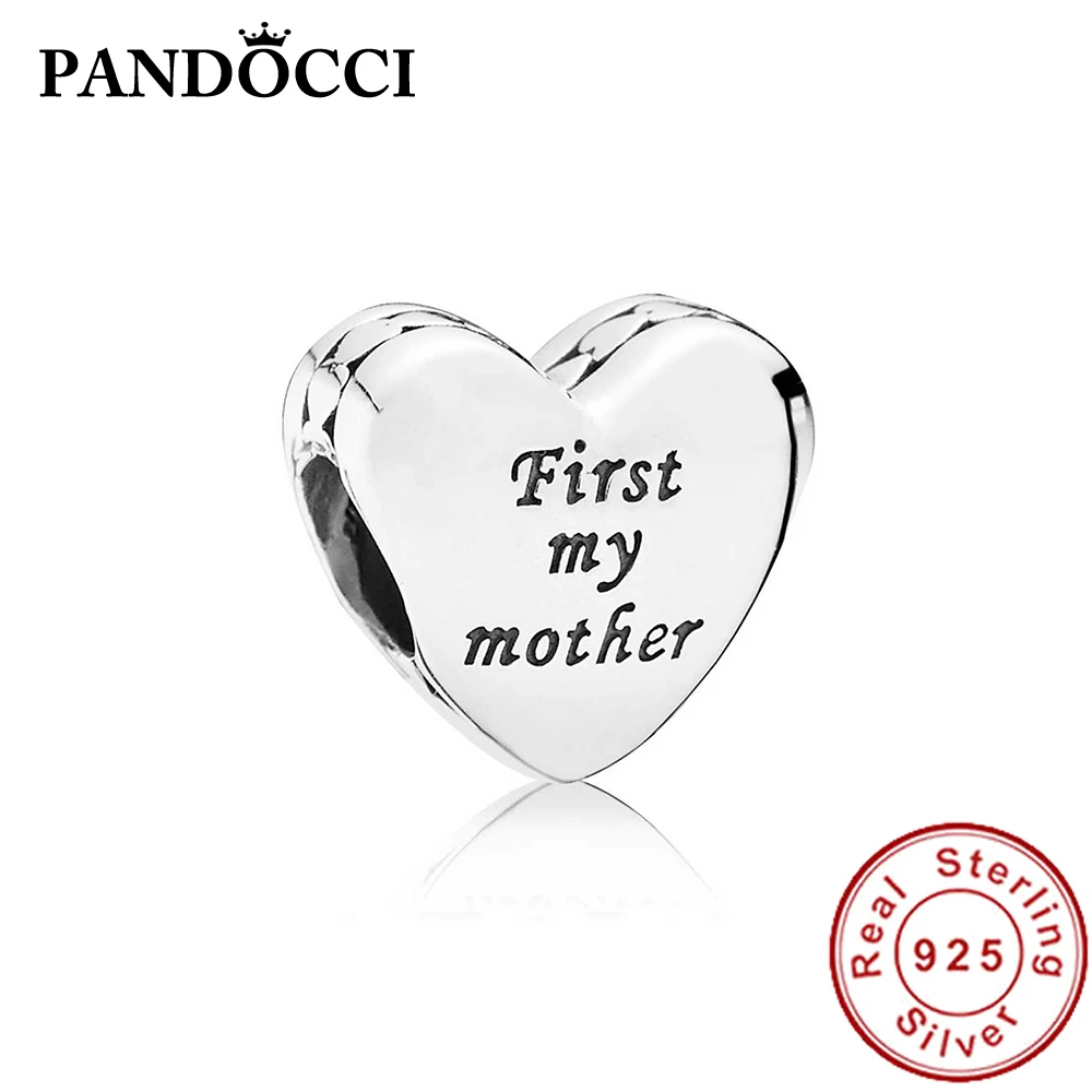

PANDOCCI 100% 925 Sterling Silver 791518 First My Mother Forever European Ladies Jewelry Original Manufacturers Wholesale