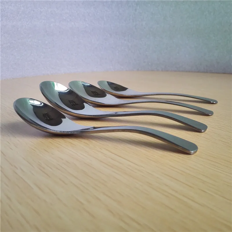 

1pcs Stainless steel soup spoon Cutlery Classic Dinner Tableware Tool 1.2mm 3mm Thickness Optional New High Quality