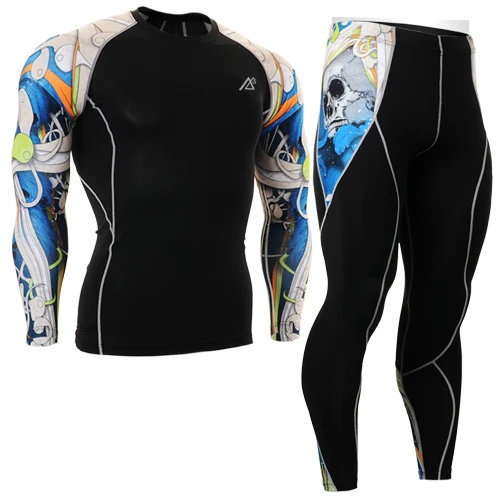 FIXGEAR CPD-B19R Compression Skin Tights Under Shirts MMA Workout GYM Fitness