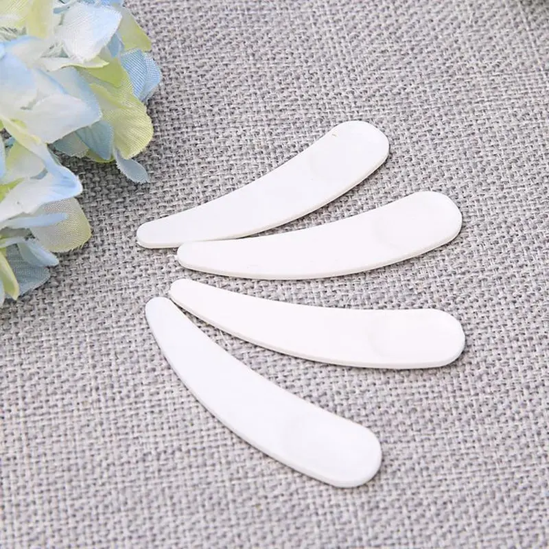 Mini Cosmetic Spatula Scoop Disposable Mask White Plastic Spoon Makeup Maquillage Tools