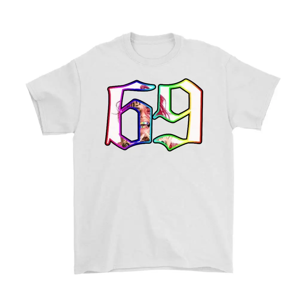 

ScumGang 6ix9ine Tekashi 69 Rap T-Shirt Print T Shirt Men Summer Style Fashion top tee Harajuku Funny Rick Tee Shirts