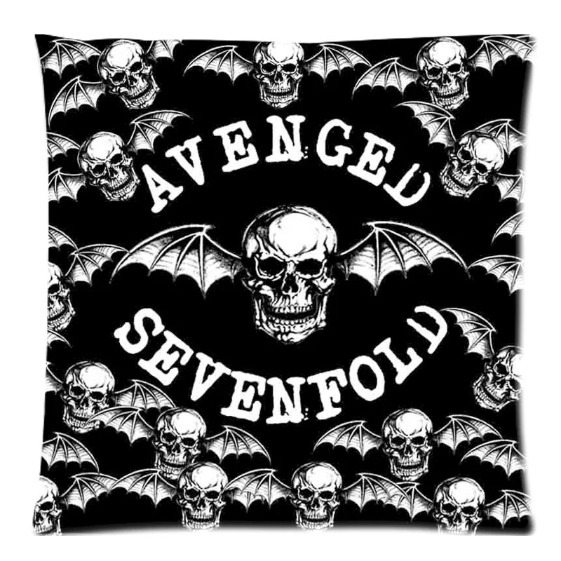 

Avenged Sevenfold&A7X DIY Throw Pillow Case Cushion Cover Sofa Home Car Decor 18"*18" Two Side Free Shipping