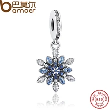 BAMOER High Quality 925 Sterling Silver Charms Fit Original BME Bracelet Women Pendant Jewelry Making PAS240