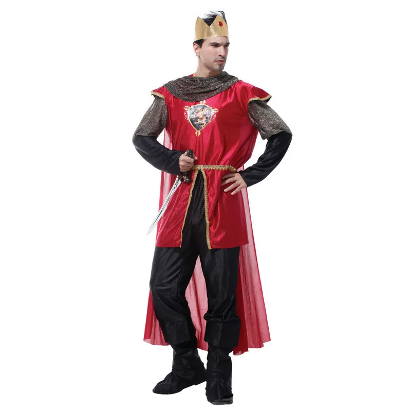 

Christmas Carnival halloween costumes for men adult Masquerade Party Fancy Dress Cosplay King Prince European royalty man