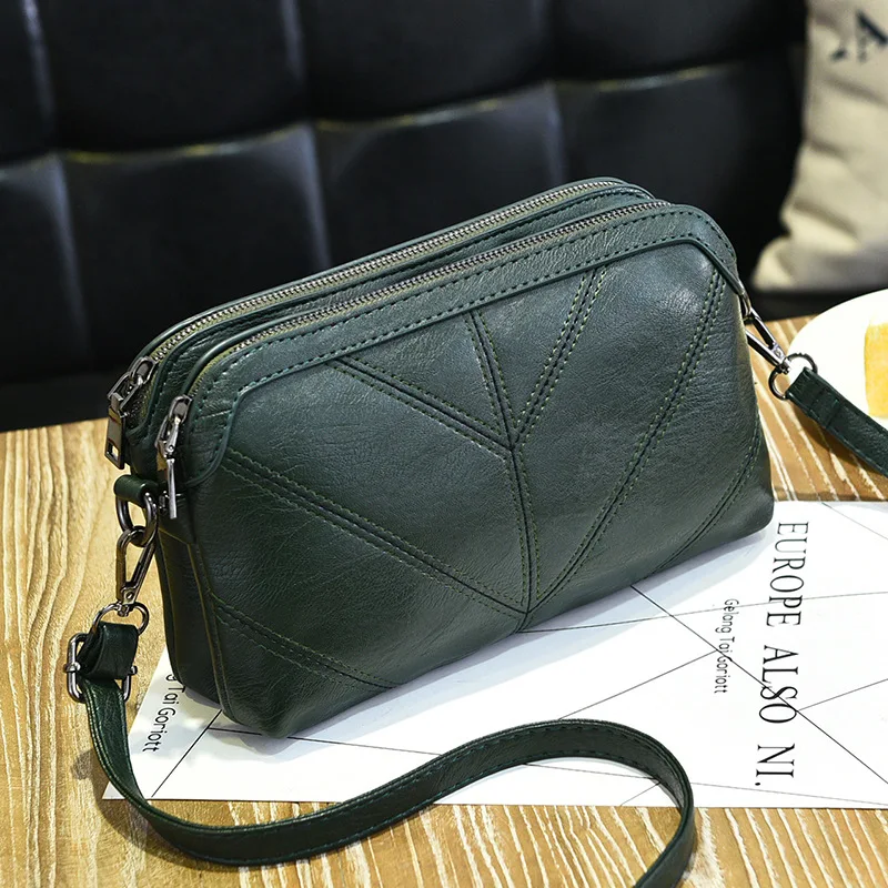 

New Arrival Women Messenger Bags High Quality Crossbody Bag For Women 2019 Shoulder Bag Leather Female Clutch Handbags LSH044