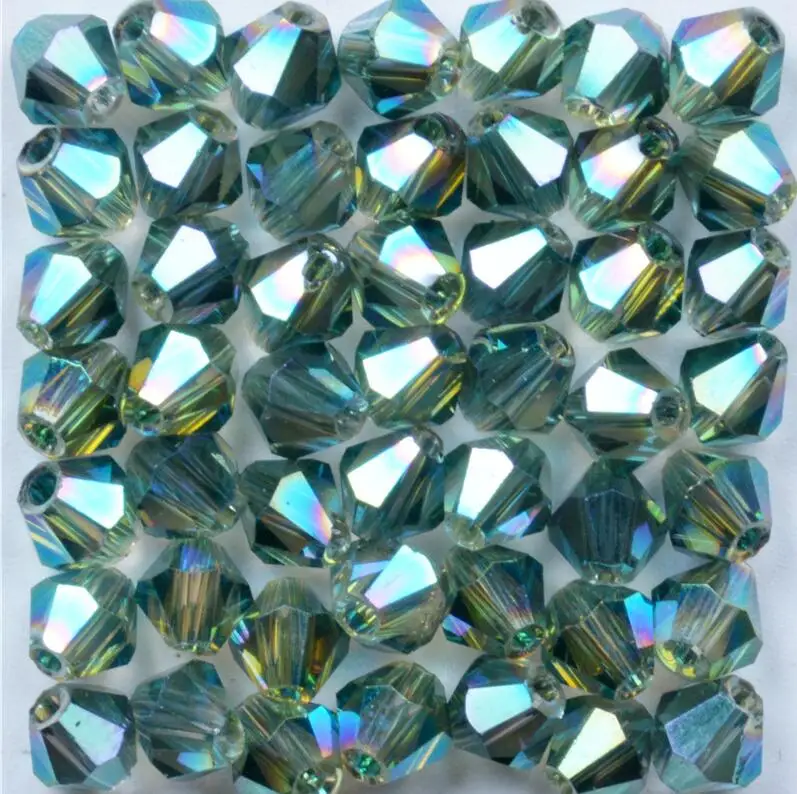 100pcs/Bag Grade AAA 4mm 5301 Seed Bicone Bead Wholesale 4 mm Bicone Roundlle Glass Crystal Beads 30 Color Pick 