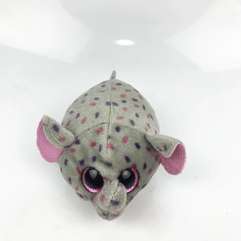 

TY Beanie Boo Teeny Tys Plush Elephant Owl Pig Monkey Fox HuskyDog Unicorn 9cm Big Eyes Dog Plush Toy Doll Baby Kid Gift