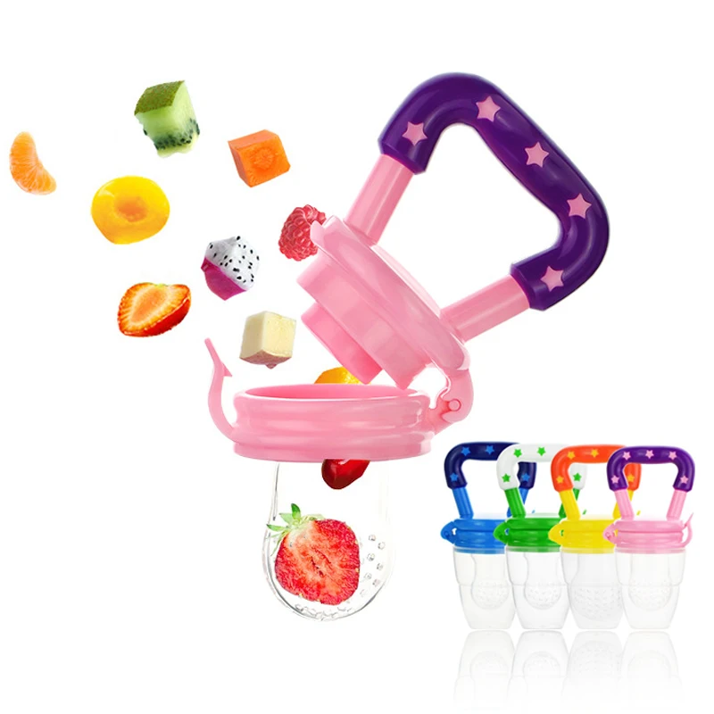 

2019 Food Grade Silicone Baby Pacifier Fresh Fruit Food Kids Nipple Feeding Pacifier Infant Nipple Soother Baby Feeding Nibbler