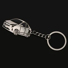 Novo Design 3D Keychain do Anel Chave Chaveiro + Tampa do Caso Remoto Chave do carro styling Acessórios Para Toyota Prius Prime 2017