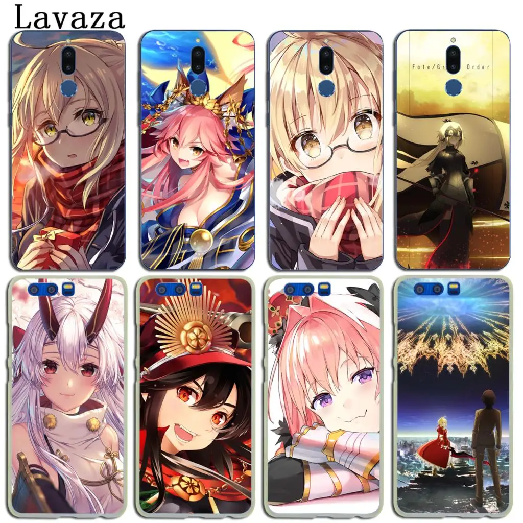 Серия Fate Grand для девочек с рисунком в стиле аниме чехол для huawei Y9 Y7 Y6 премьер Nova 5i 4 3i 3 2i Honor 20 10 8X 8C 8 9X9 Lite 7C 7X 7A Pro