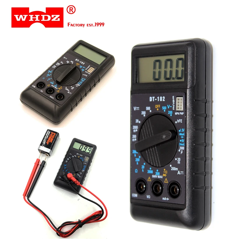 Electrical Test Meters Mini Pocket LCD Digital Multimeter Voltmeter AC