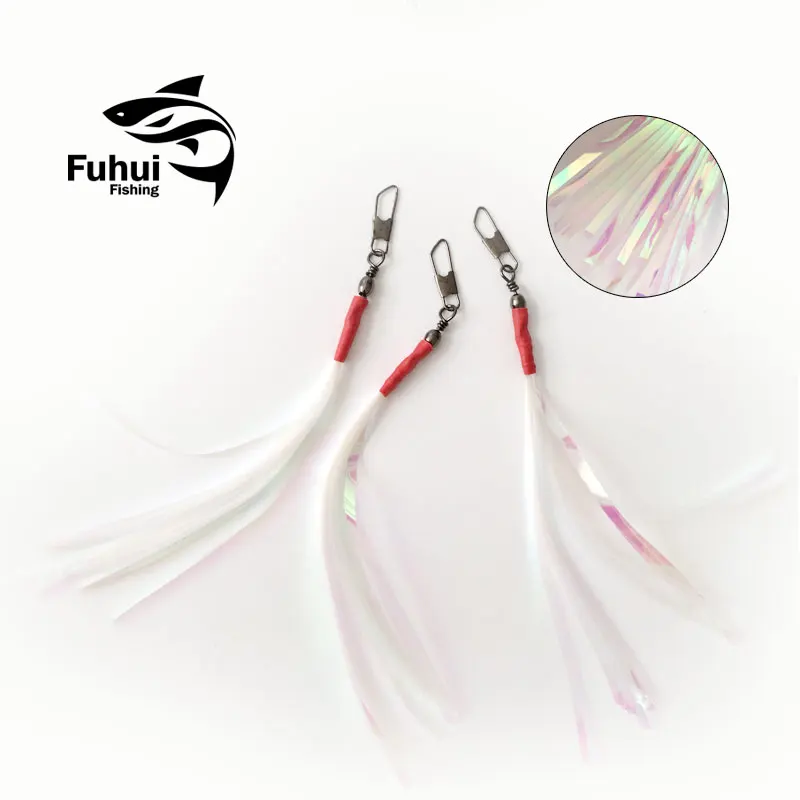 

Squid Pearl Flying Button Material Squid Gum Line Fishing Bait Material Made of Flash String B Connector Fishing Gear Accessor