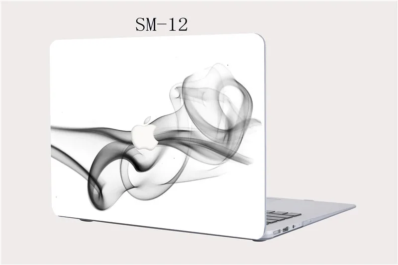 Пластиковый жесткий чехол для ноутбука Apple Macbook New Pro 13 15 с сенсорной панелью mac book Air retina 11 12 дюймов - Цвет: SM-12 show logo