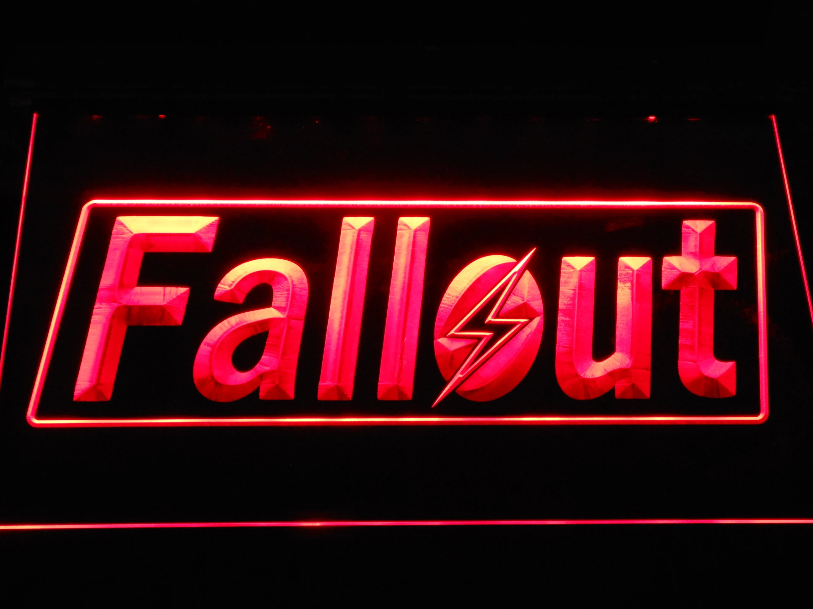 E088 Fallout Bar Светодиодные неоновые световые вывески с переключателем ВКЛ./ВЫКЛ. 20 +