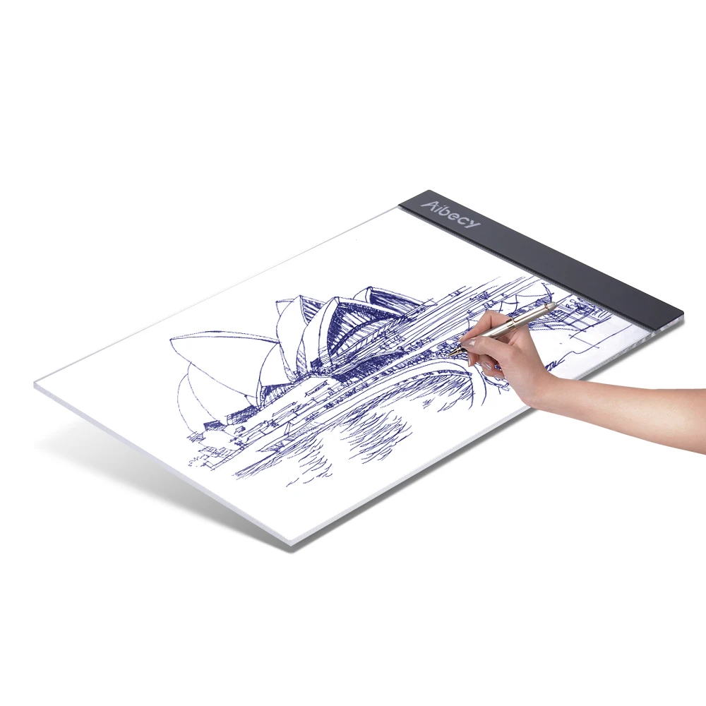 

Portable Portable A4 Led Light Box Light Pad Drawing Tracing Writing Copy Board LED Light Pad Copyboard for Diamond Painting