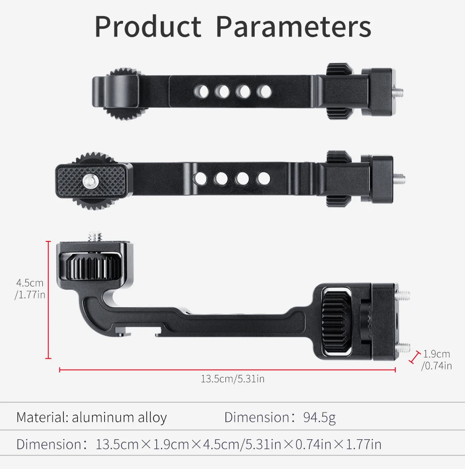 AgimbalGear DH11 все в 1 Dji Ronin S продлить шарнирное сочлененное крепление для монитор светодиодный видео светильник карданный кронштейн адаптер с Arri Холодный башмак