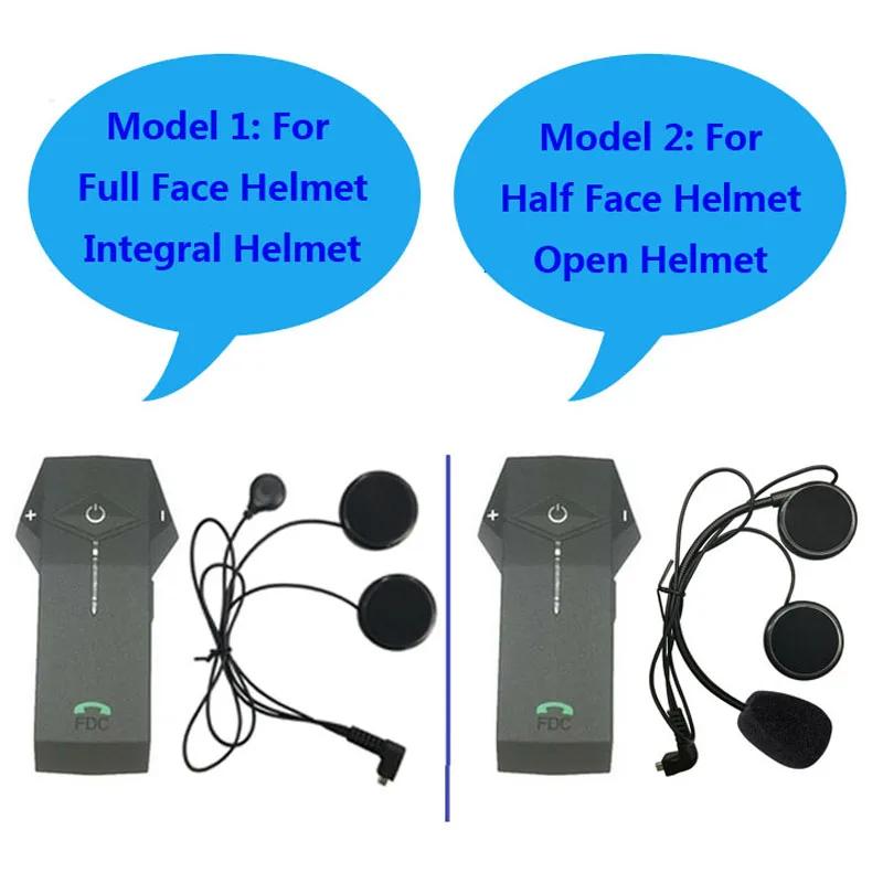 2 шт. бренд FreedConn мотоциклетный шлем Bluetooth 1000 м домофон гарнитура NFC с FM радио
