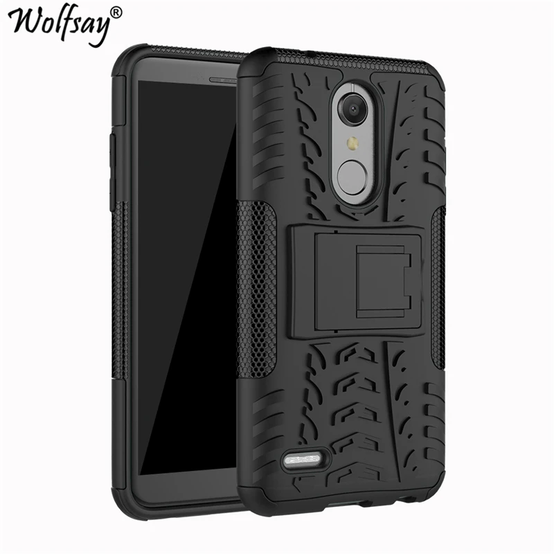 СПС LG K10 2018 чехол LV5 мягкий прорезиненный и Пластик для противоударный стенд Fundas |