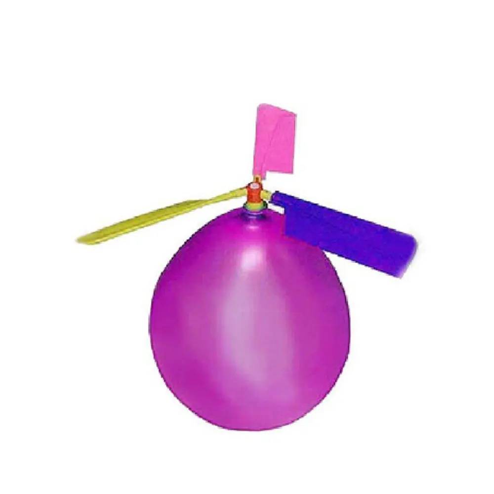 

Helicopter Balloons Flying DIY Flight Science Plane Children Toy MAY
