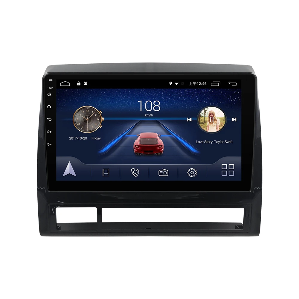 Android 9,0 автомобильный DVD gps стерео аудио навигационная система для Тойота Такома/HILUX 2005-2013 лет радио плеер