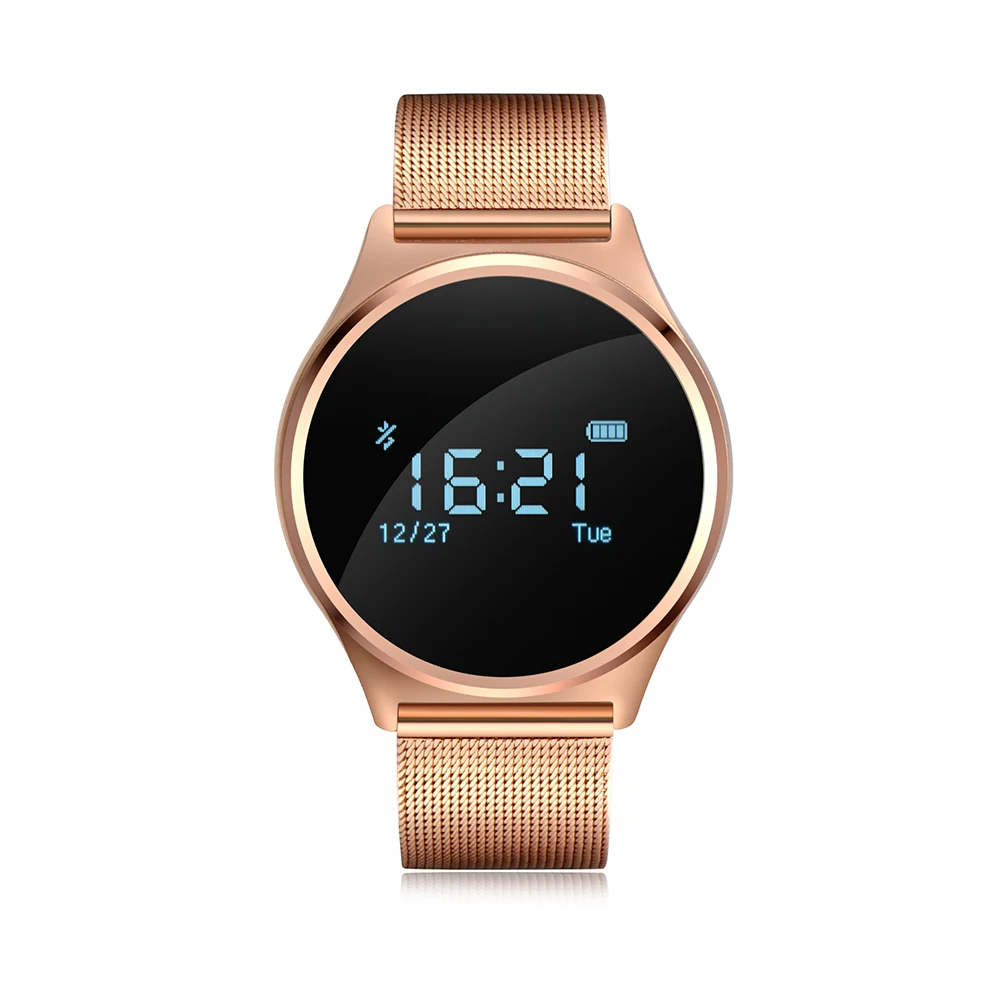 Smartch серебристого цвета золотистый и черный M7 умный Браслет Сенсорный экран OLED 0 96