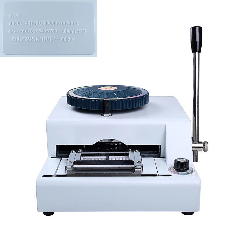 

68 character/letters Manual Military Dog Tag Machine handheld steel embossing machine metal embosser machine 68D