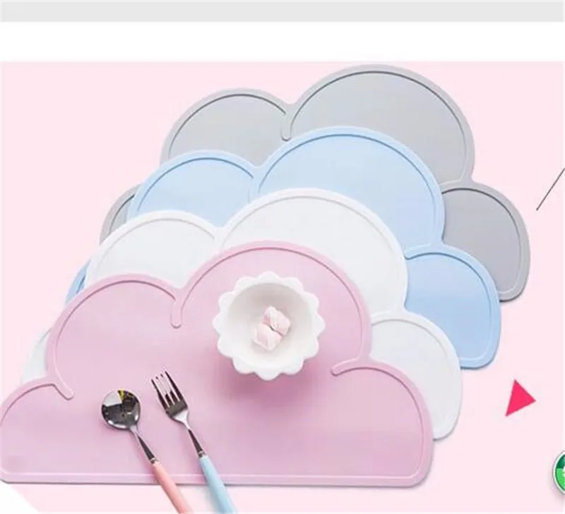 

47*27cm Food Grade Standard Thermal Insulation Silicone Blanket Placemat Child Child Shape Cartoon Table Pad