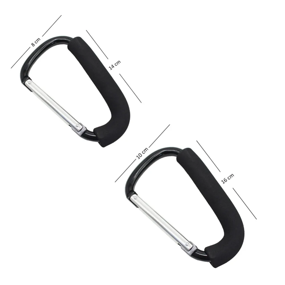 Детский х-Большой набор крючков для коляски из алюминиевого сплава для мамы два больших Органайзер аксессуары для подвесных подгузников сумки для покупок
