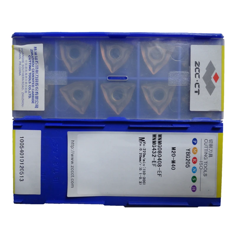 

Free shipping 50pcs/lot WNMG080408-EF YBG205 WNMG080408 WNMG08 WNMG 080408 ZCCCT cemented carbide tool part cnc machinery cutter