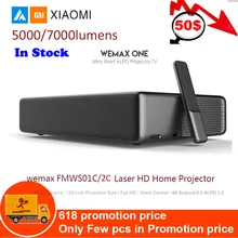 Xiaomi Mi лазерный проектор Android WEMAX ONE PRO Lumens tv 150 «дюймов 1080 Full HD 4 K Bluetooth 4,0 Wifi 2,4 5 ГГц DOLBY DTS 3D