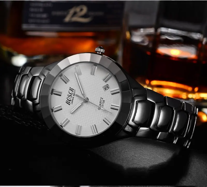 

2019 new counter genuine men's watch waterproof automatic quartz watch ultra-thin fashion non-mechanical men's watch
