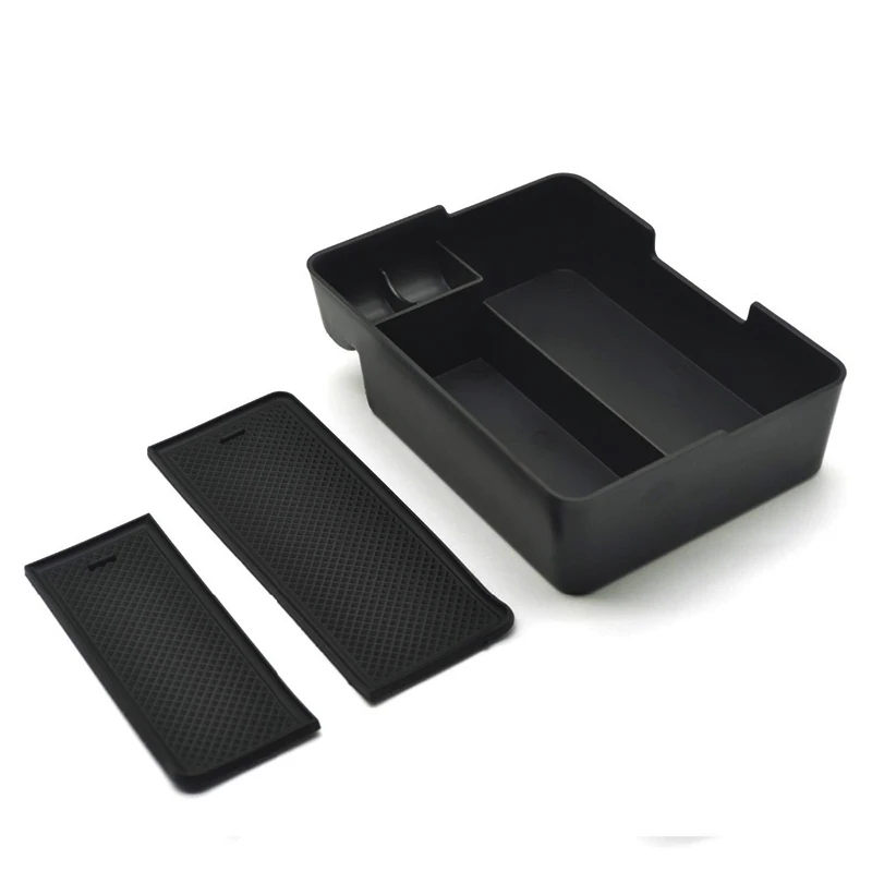 

Left ABS Plastic Center Console Tray Storage Box For Tesla Model 3 Driving Organizer 16*12.5cm Cushions Durable