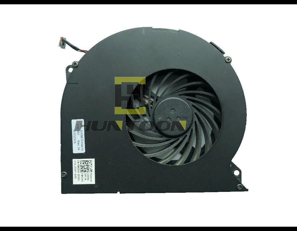 Оригинальный охлаждающий вентилятор для процессора ноутбука Dell XPS 17 L701X Series