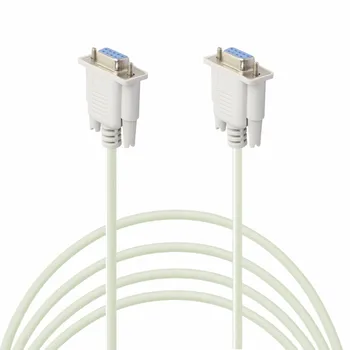 

1.5/3/5m F/F Serial RS232 Cable DB9 9 Pin Female to Female PC Converter Extension Cord Industrial Adapter Connector Extend Wire