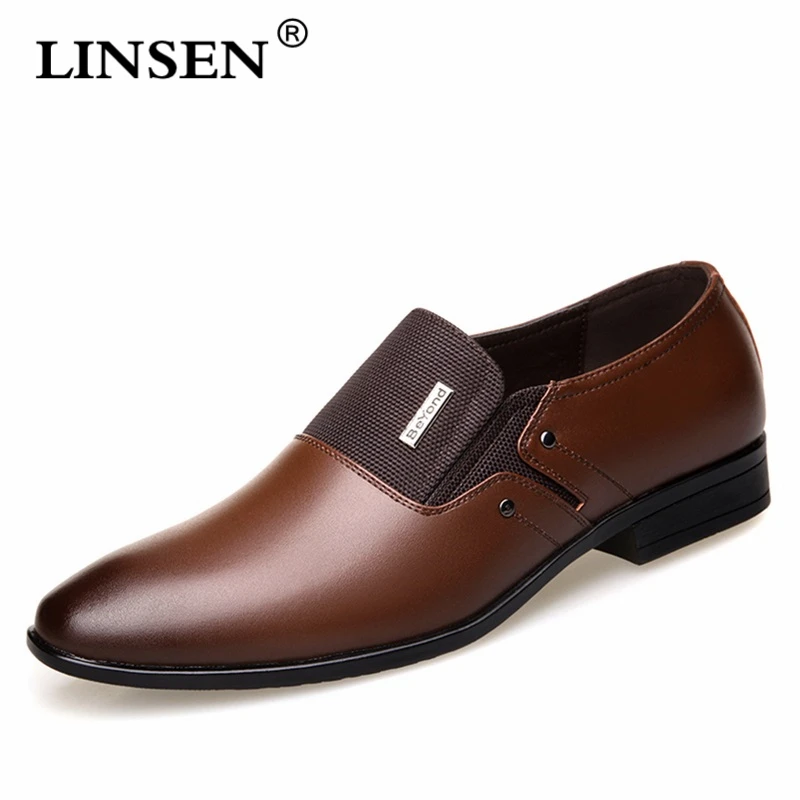 

2019 Spring Autumn new Men Formal Wedding Shoes Luxury Men Business Dress Shoes Men Loafers Pointy Shoes Big Size 38-47