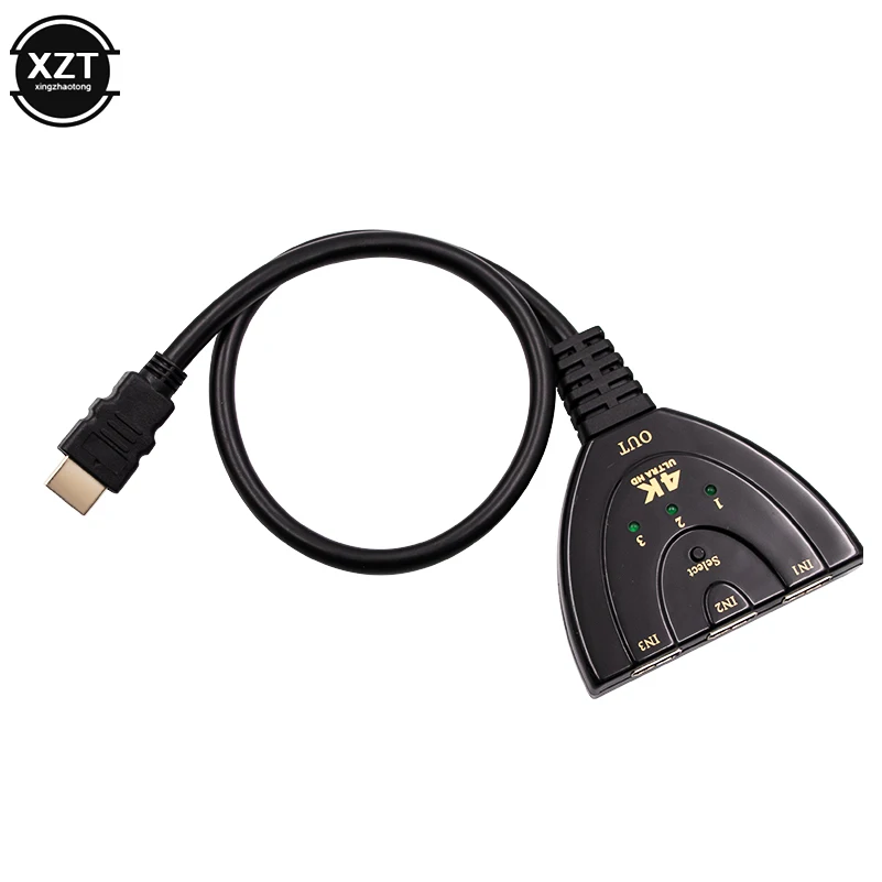 4 K * 2 3D Mini 3 переключатель порта HDMI 1.4b Выключатель делитель 1080 P в 1 из Порты и