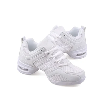 

2019 hot Sports Feature Soft Out sole Breath Dance Shoes Sneakers For Woman Practice Shoes Modern Dance Jazz Shoes Discount