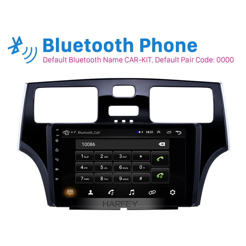 Perfect Harfey 9" Android 8.1 Car Multimedia Player for Lexus 2001-2005 GPS Navigation with 3G WiFi AM FM Radio Bluetooth USB SWC 1
