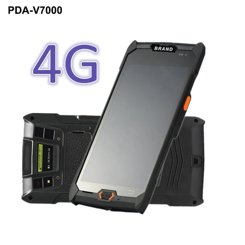 Leitor sem Fio do Código de Barras Pda do Varredor Móvel do Código de Barras do Terminal da Posição de 5 Gprs Bluetooth Wifi Polegadas 1d – 2d 4g